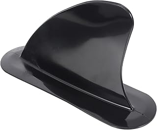 CLISPEED Surfboard Fin Water Separator Center Fin Longboard Side Bites Nylon Water Divider Nylon Center Fin Longboard Fin Nylon Black Caudal Fin Inflatable Nylon Single Center Water Fin