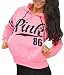 Womens Chic Drawstring Long Sleeve Hooded Sweatshirt