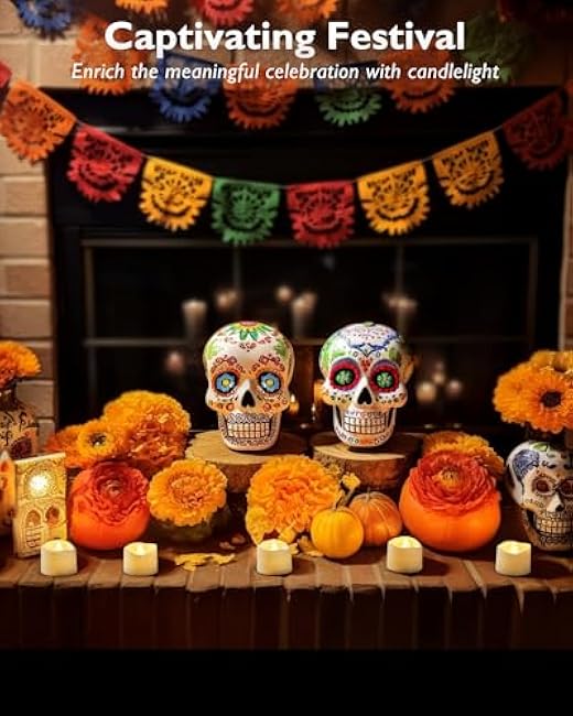 Homemory 12Pcs Flameless Candle LED Candles Tea Lights