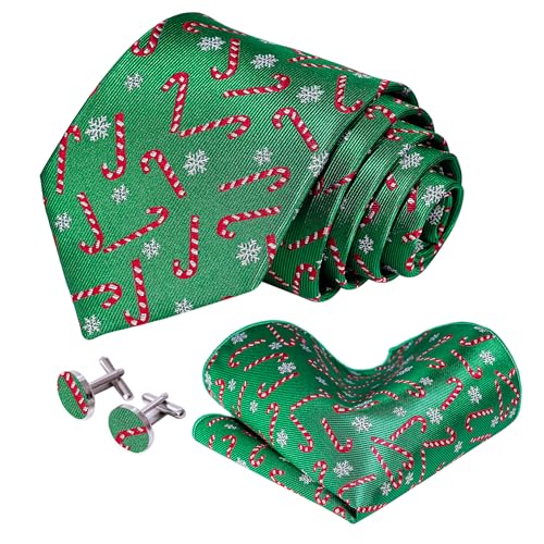 Image of 5PCS Mens Silk Tie, Pocket Square, Cufflinks, Drilled Tie Ring and Lapel Pin Set for Wedding Groom Party