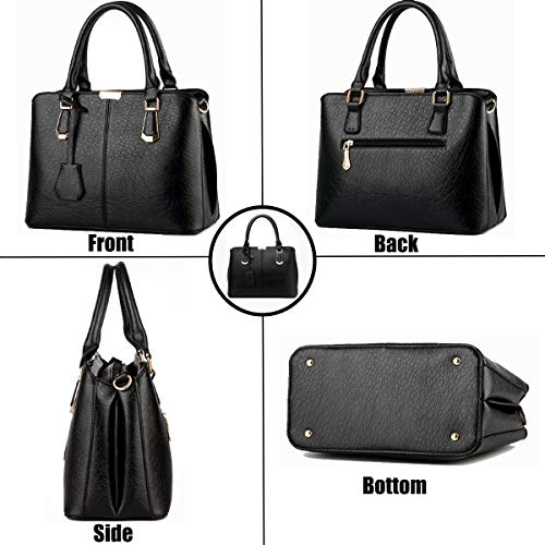 Image of XingChen Purses and Handbags for Women Fashion Messenger Bag Ladies PU Leather Top Handle Satchel Shoulder Tote Bags