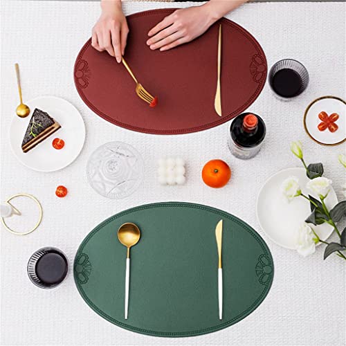 Napperons vintage isolants argento 45x30cm antibrûlure table ovale