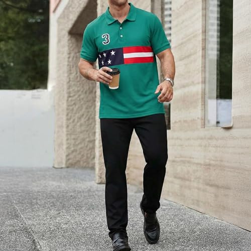 Image of Men's Polyster Stretchable Polo T-Shirts Half Sleeves Regular Fit T-Shirt for Everyday Wear