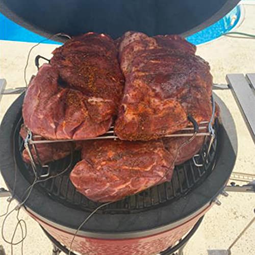 Dracarys Grill Stack Rack for Big Green Egg Stainless Steel BBQ Lover Gifts Fit Large & XL Big Green Egg, Kamado Joe,18" or Bigger Diameter Grill,Increase Grilling Surface by Dracarys - Image 7