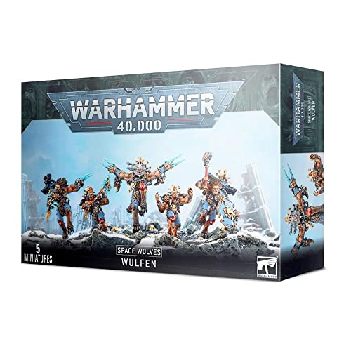 Lobos Espaciales Wulfen Warhammer 40k maqueta coleccionable premium de Games Workshop en caja