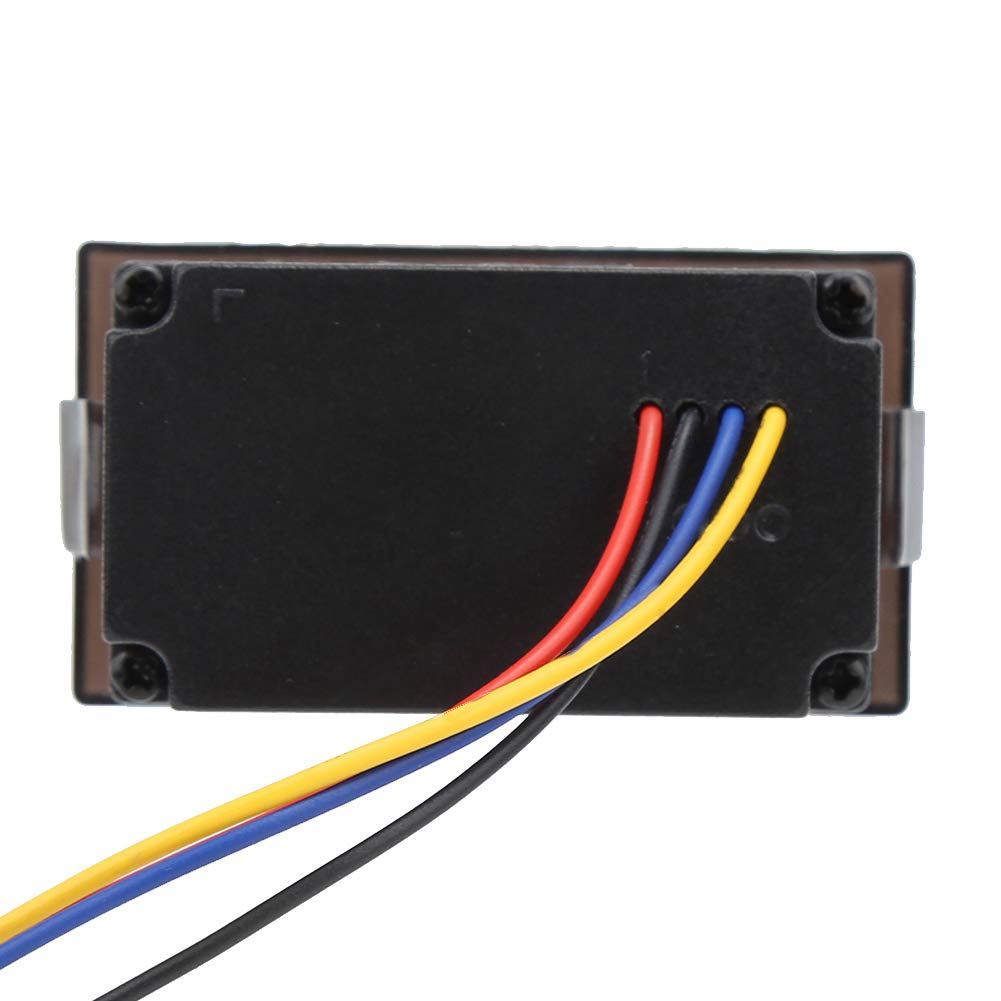 Elektronische Klok, Dc4.5-30v Waterdichte Stofdichte Auto Auto Elektronische Klok Led Digitale Display voor Auto Uhr Auto Klok en Temperatuur Display Automotive Vervangende Klokken Groene Led(groente