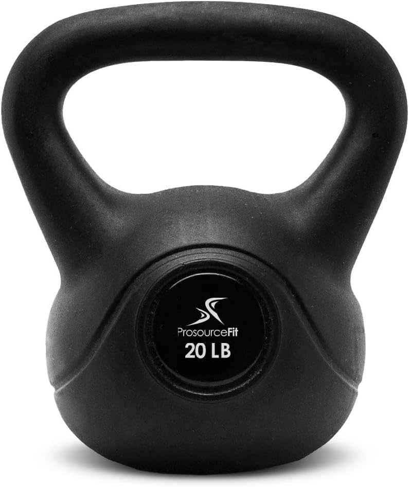ProsourceFit Vinyl Plastic Kettlebell from 10, 15, 20, 25, 30 and 35 lbs