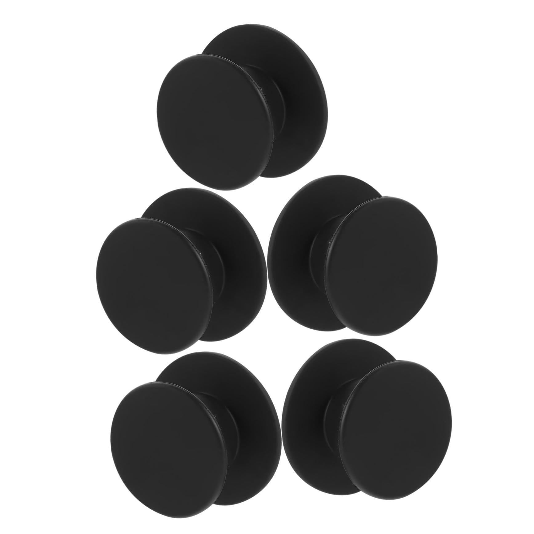 5 piezas Tiradores de Silicona Resistentes al Calor para Tapas de Ollas y Sartenes Mango Antiescaldaduras con Tornillos para Repuesto de Tapa de Cocina