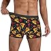 peiyeety Cartoon Pizza 1 f&uuml;r Herrenunterw&auml;sche Atmungsaktive Boxershorts 1er-Pack Boxershorts mit Bund