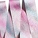 SULIANYI Dance Ribbons, Gymnastics Performance Ribbon Sparkling, Dance Ribbon Wand for Dancing, Cheerleading, Olympic Tournament, Artistic Competitions, Pink (4M)