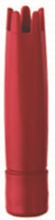 iSi North America Replacement Red Straight Decorator Tip with Teeth for use with iSi Gourmet Whips and Thermo Whip