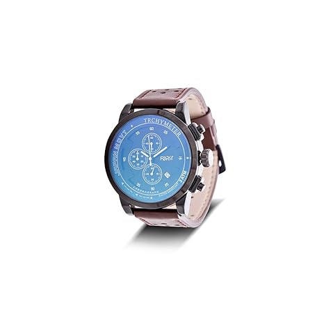 Forst Leather Strap Chronograph Watch for Men