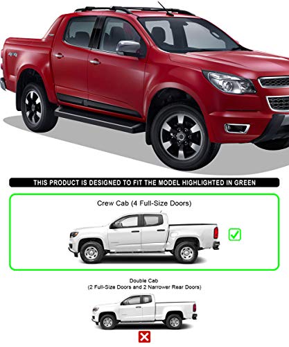 Estribos laterales APS compatibles Chevy Colorado 2015-2026 miniatura 2