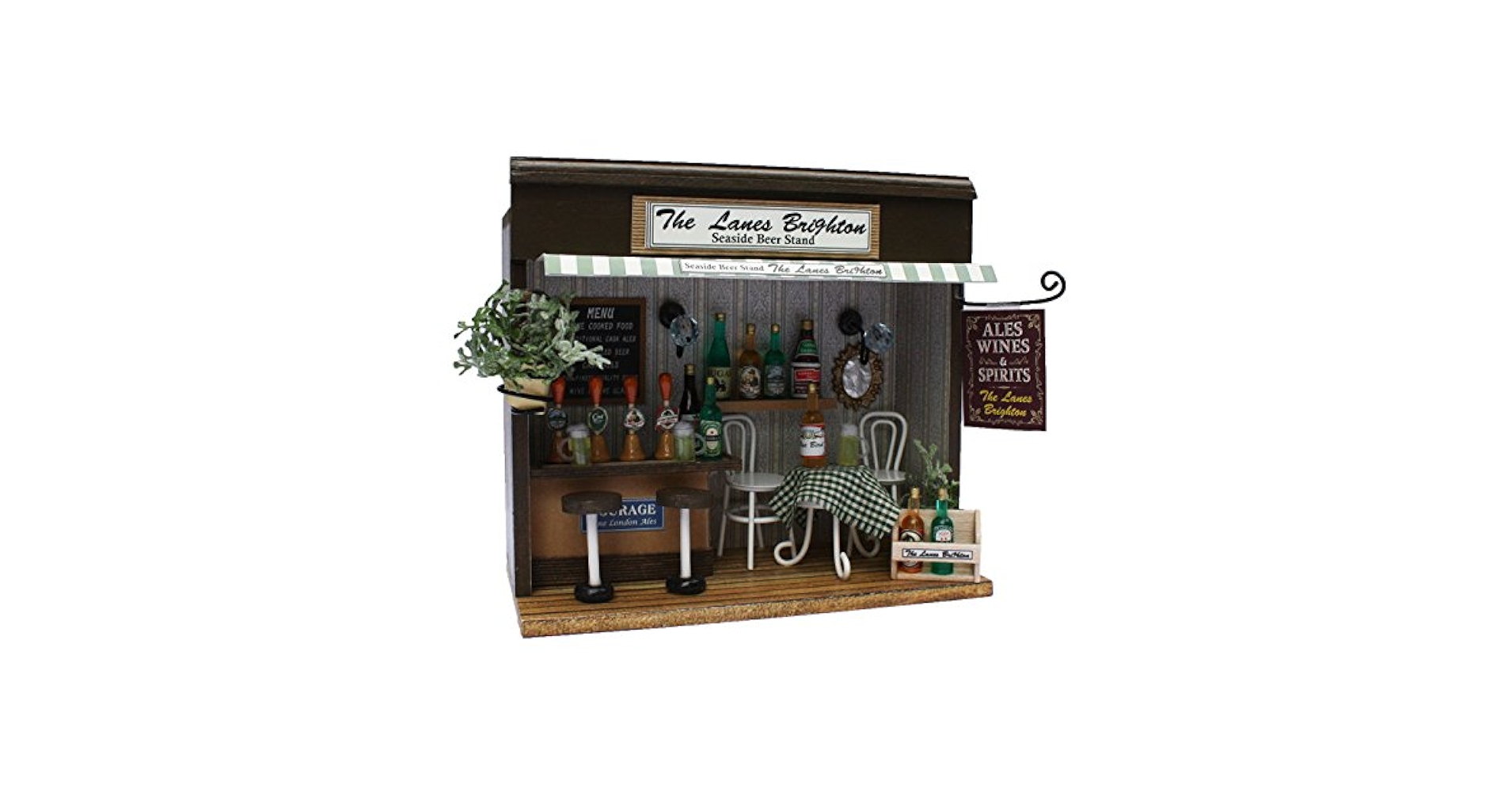 ビリー 手作りドールハウスキット 街角のお店キット シーサイドビアスタンド 8788 rdzdsi3 Amazon.co.jp: ビリー 手作りドールハウスキット 街角のお店