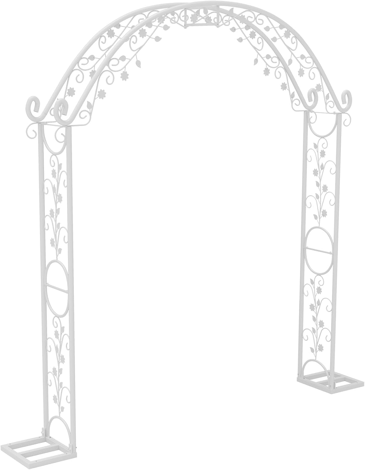 Metal Wedding Garden Arch Trellis 7.9Ft Heavy Duty Indoor