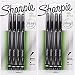 Sharpie Pen Medium Point Pen, Black Ink Pens (1763810) (2-Pack of 4)