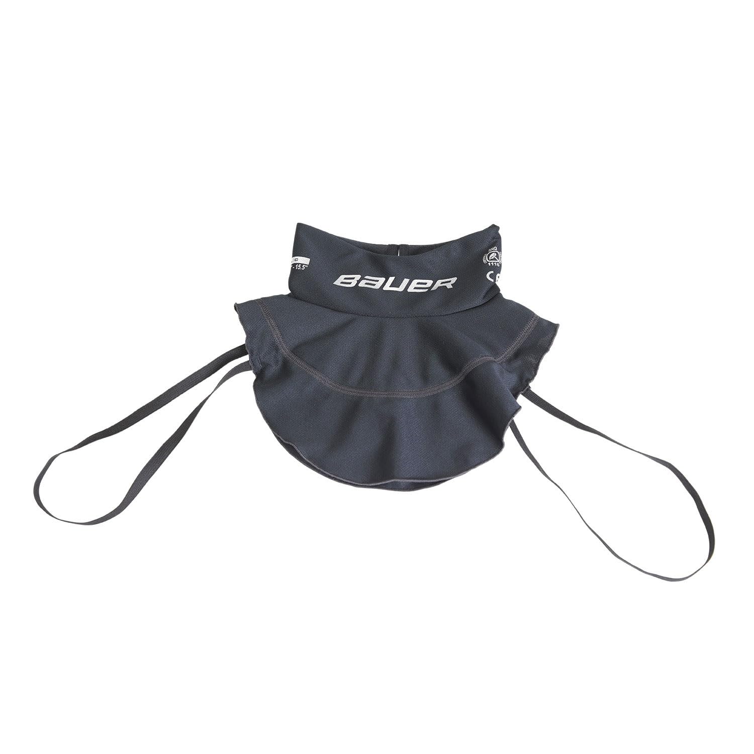 Bauer NLP23 Premium Bib - Protector para cuello de hockey sobre hielo, color negro