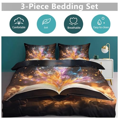 Parure de lit de qualité supérieure avec 3 housses de lit légères premium - 6