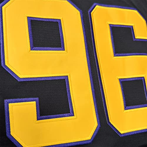 D-5 Men Mighty Ducks Baseball Jersey #96 Conway #99 Banks miniatura 2