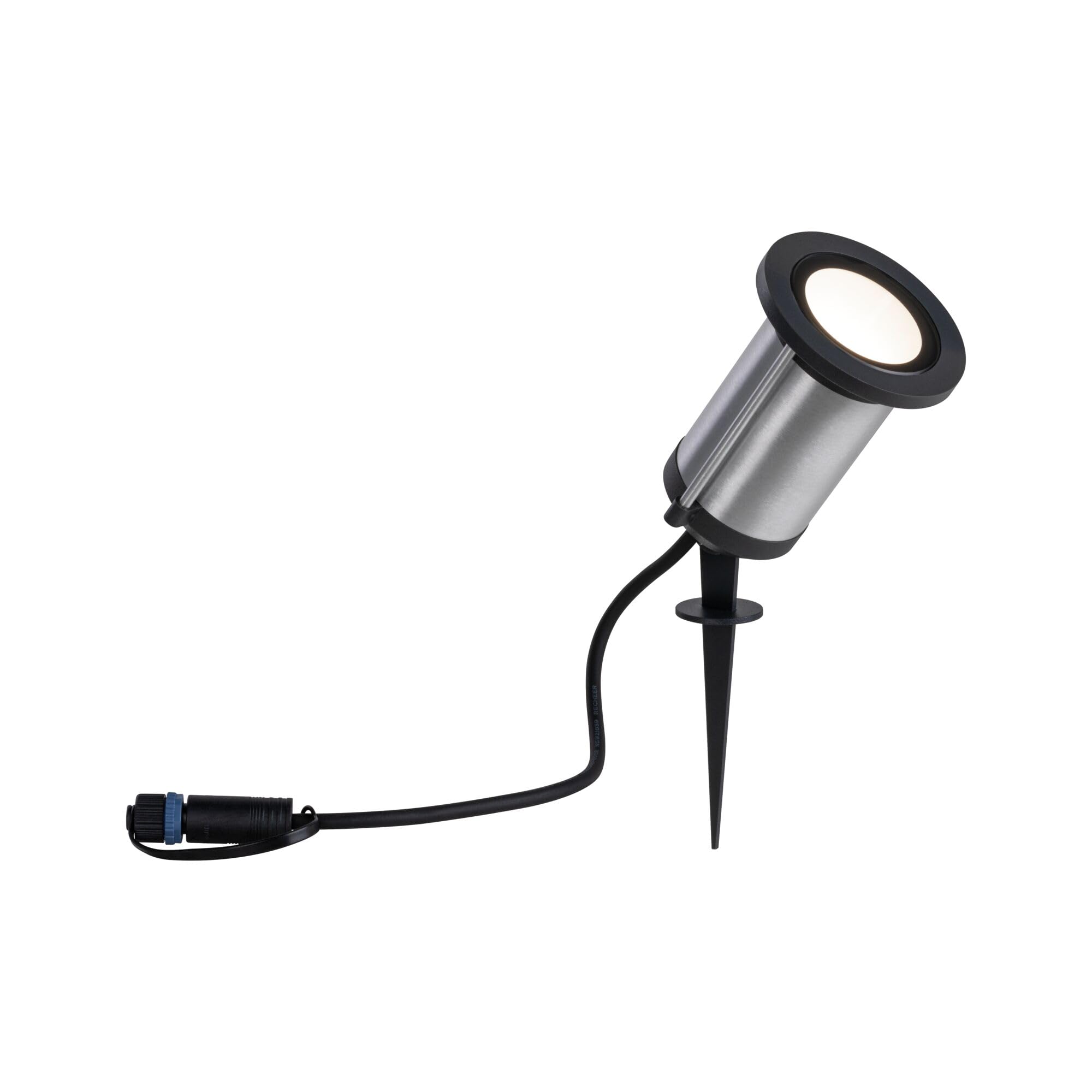 Paulmann 94285 Luminaire d'extérieur LED Plug & Shine spot Classic incl. 1x5,1 watts IP65 Protection contre les immersions Anthracite Éclairage de jardin Métal Blanc chaud 3000 K