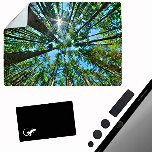 Tapis de souris avec fond adhésif Gecko Travel Tech réutilisable et portable pour PC