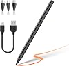 Android Tablet Pen with 3 POM Springs Mobile Phone Pen Type-C Quick Charge Stylus Pen for Touch Screens Compatible with Samsung/Huawei/Mi/Vivo and Other Android Smartphone and Tablet Devices - Black