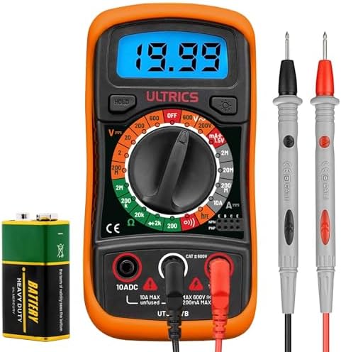 ULTRICS Digital Multimeter, Electrical Tester For AC/DC Voltage, DIY Home