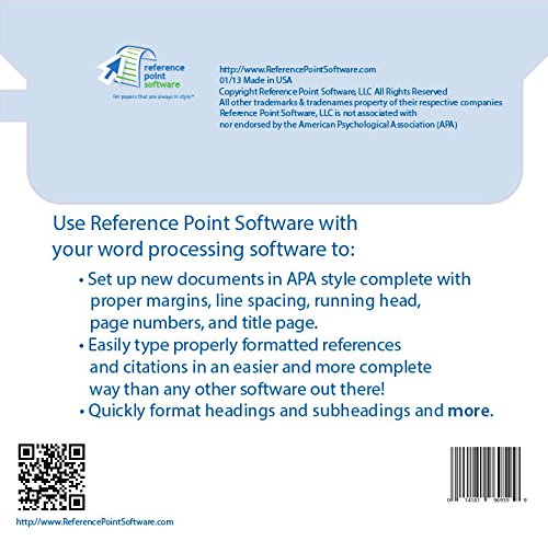 image for Reference Point Software LLC Reference Point Template, Version: APA St