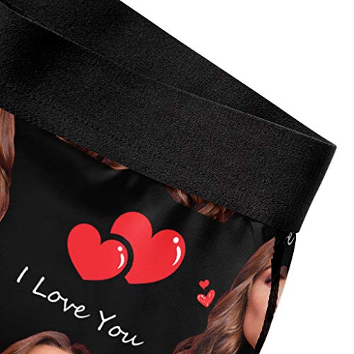 Custom Boxer Briefs for Man Underwear Printed with Girlfriend Funny Face Photo Romantic Gifts4