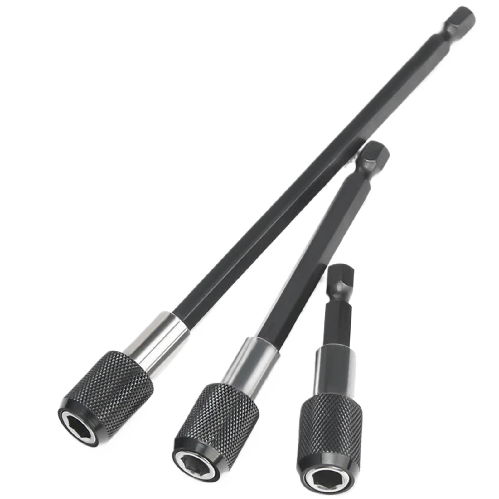 Irfhdcx One Color Drill Bit Extension 1/4 Inch Quick Hex Shank Release Electric Screwdriver Extension Bit Holder 60/100/150Mm Rod(150Mm 3Pc)