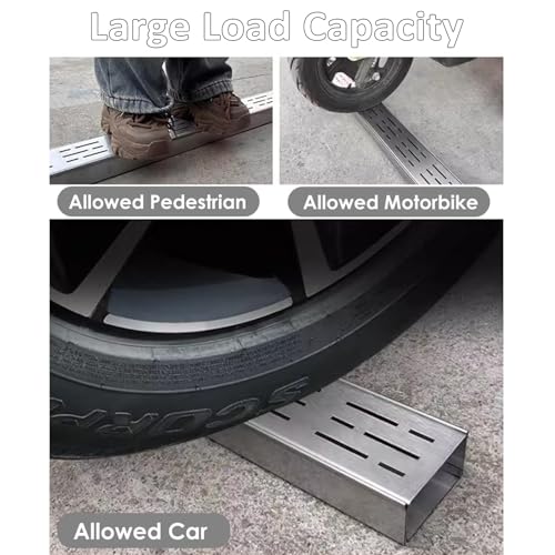 Caniveau de drainage en acier inoxydable durable pour dalles de cour - 5