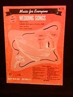 Wedding songs No 27, Solo for Voice, Hammond Organ or Piano, Word and Music, Chord Symbols Incl. B00ART9HSA Book Cover