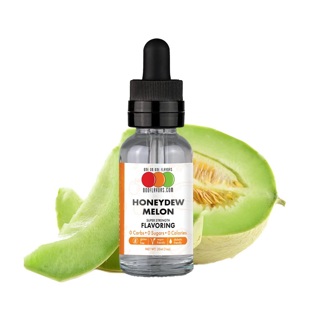 OOOFlavors Honeydew Melon Flavored Liquid Concentrate Unsweetened (30 ml) Grocery
