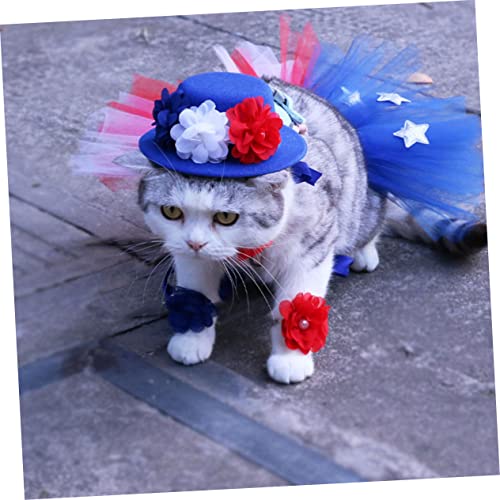 Disfraz de patriótico para perros y gatos Sosoport set miniatura 5