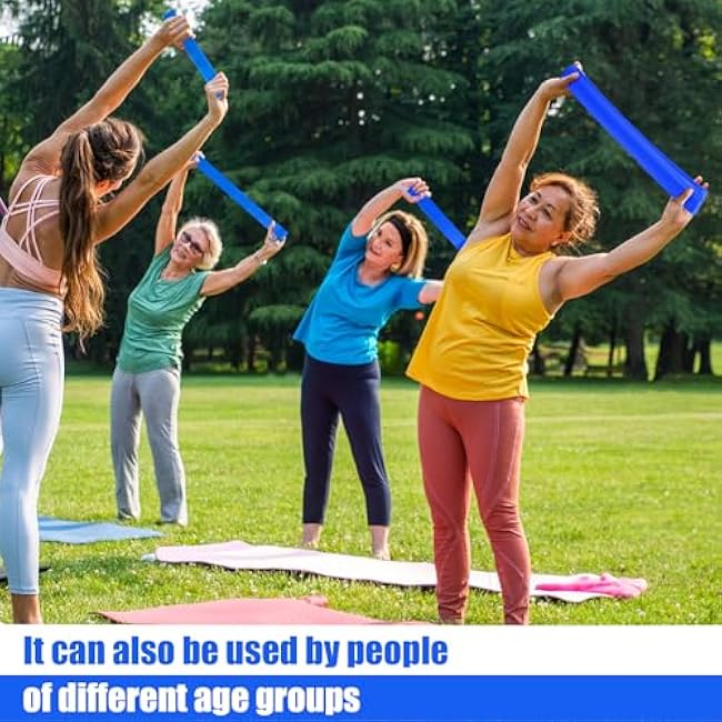 Deekin 20 Pcs Resistance Bands Resistance Loop Exercise Bands Exercise Equipment Elastic Drap Ring for Women and Men Home Fitness, Gym, Yoga