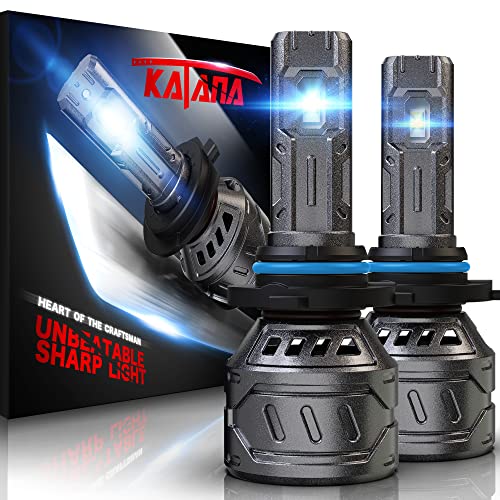 Katana 9006 Led Headlight Bulbs,16000Lm 70W 6500K Extremely Super Bright Hb3 Led Bulbs All-In-One Conversion Kit Of 2 Halogen Replacement #TOP4