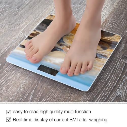 Báscula digital de baño vidrio templado 400 lb miniatura 5