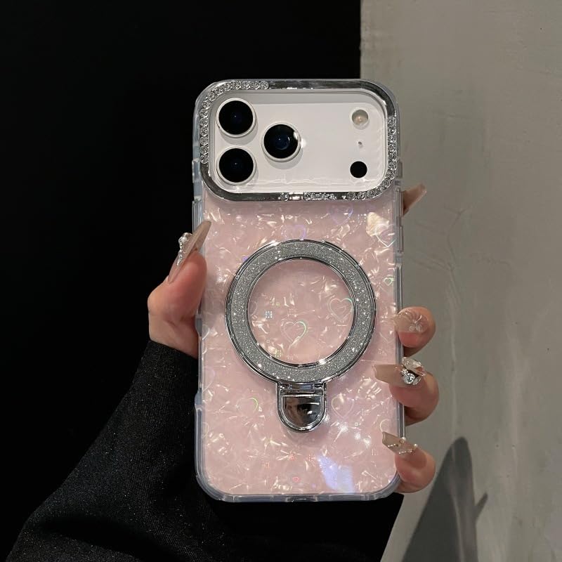 Coque cœur rose iPhone Air cadeau idéal pour filles avec finitions nacrées Losin