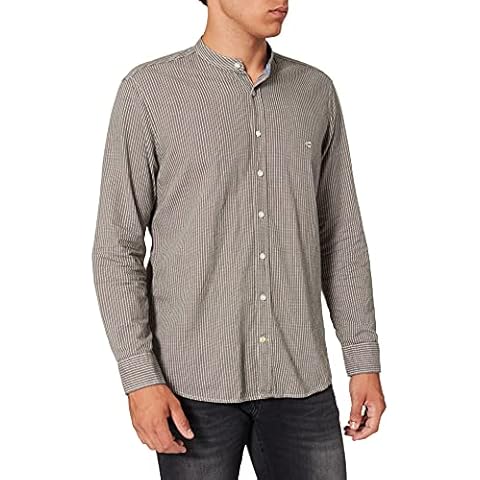 camel active Men's 4091266s06 Shirt, Olive Brown, M Cover