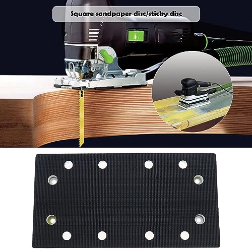 The Lord of the Tools Sanding Pad 93x178mm Compatible with Festool RS300 EQ RS3 LRS93 12 Holes Hook & Loop Grinding Plate Sanding Disc Backing Pad - Image 3