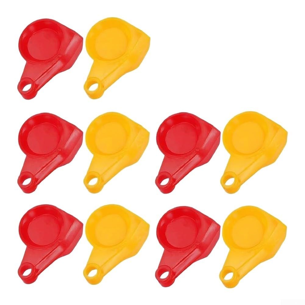 10 Tapones para polvo Acoplamiento Camión Tractor Plástico 10