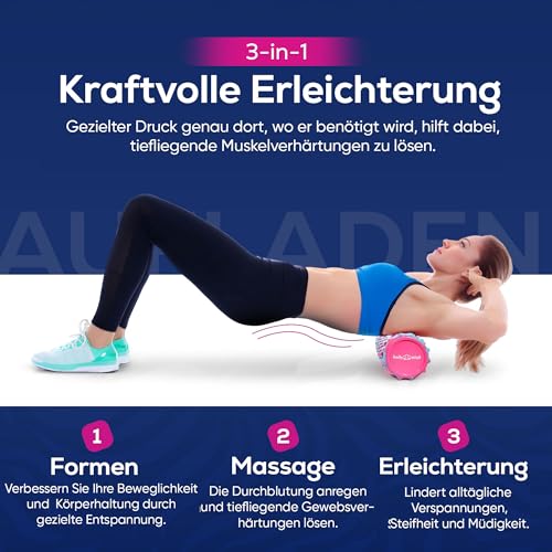 Body & Mind® Faszienrolle Sport-Rolle - Rückenrolle löst Verspannungen – Ansicht 3