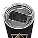 Rico Industries NHL Hockey Vegas Golden Knights 18oz Soft Touch, Easy Grip Tumbler