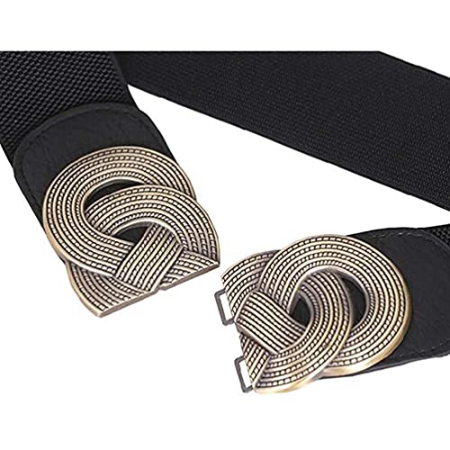 Vintage Wide Elastic Waist Belt Ladies Women Stretch Cinch Belts Dresses Waistband3