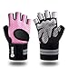 Skevic Guantes Gimnasio Hombre y Mujer - Guantes Gym con Soporte Completo Muñeca para Levantamiento de Pesas, Calistenia, Crossfit, Barra Dominadas - Guantes Gimnasio Mujer Transpirable Antideslizante