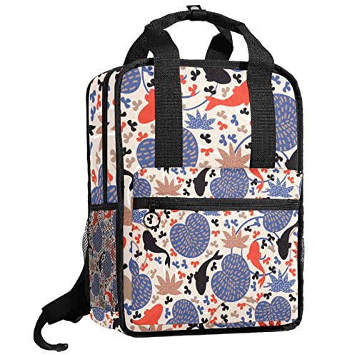 Sac à dos pour garçons à motif tête de mort et bretelles réglables