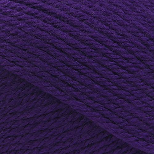 Image of Lion Brand Yarn Basic Stitch Anti-Pilling Yarn for Crocheting, Knitting, and Crafts, Purple, 3 Pack