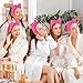 Jaciya Spa Makeup Headband 8 Packs Skincare Headband for Washing Face Spa Gifts for Women Bachelorette Party Favors Wedding Hair Accessories(Hot Pink)