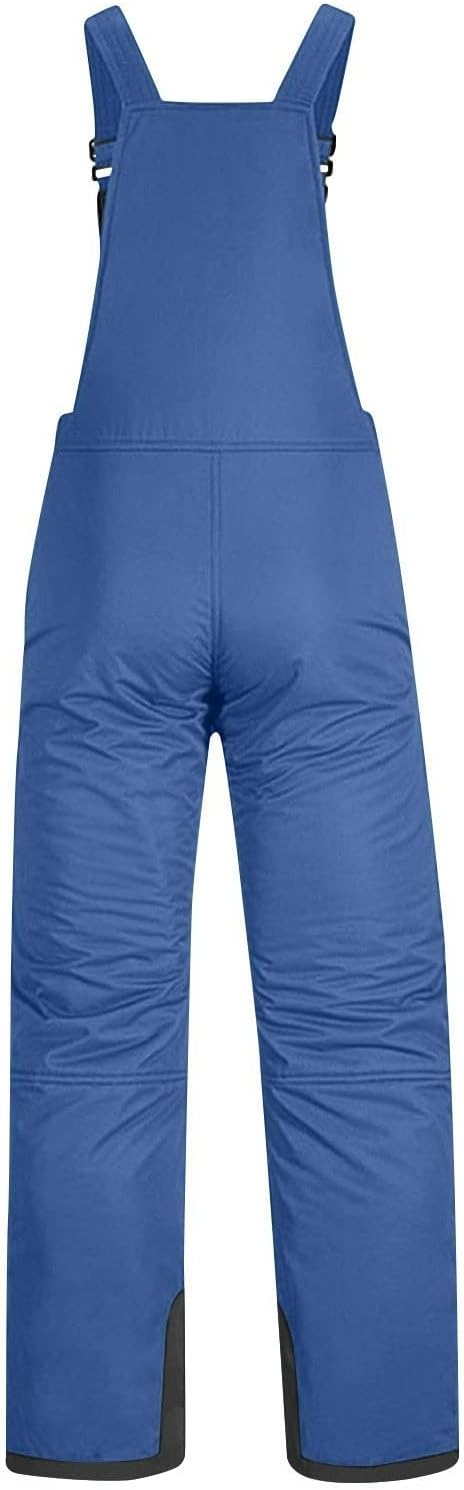 YRAETENM Ski Bibs Women Insulated Water Resistant Overalls Snowboarding Winter Waterproof Pants Adjustable Snow Jumpsuits