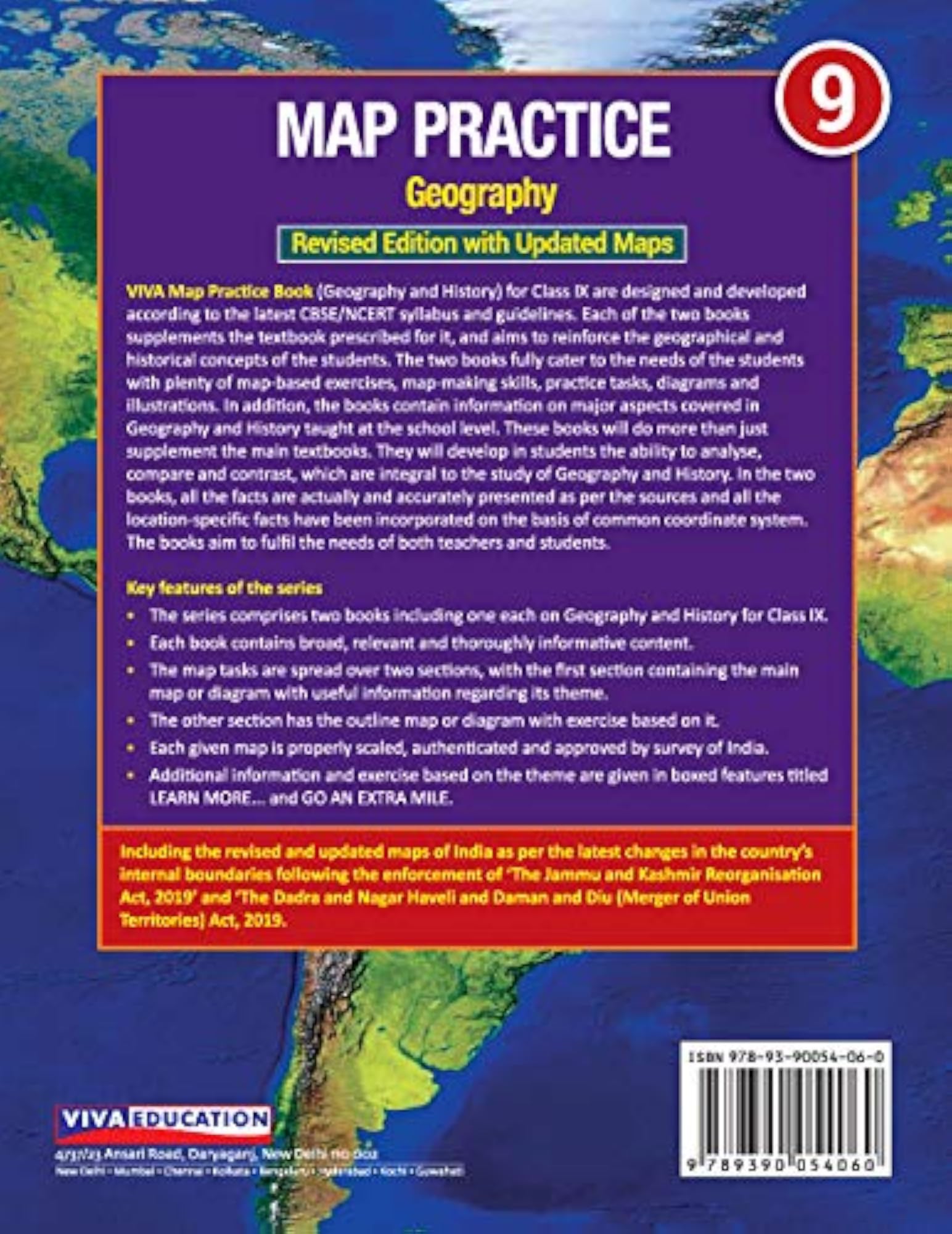 Viva Map Practice Geography 9 - Revised Edition